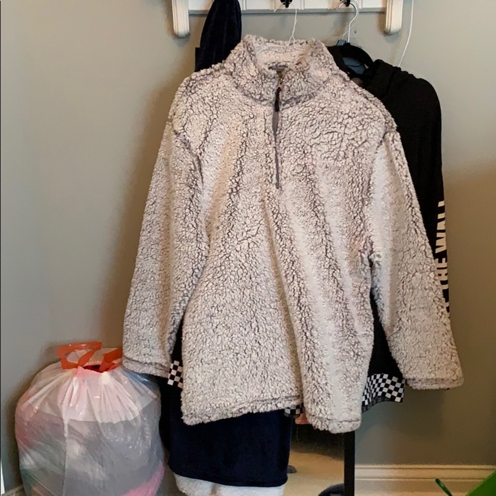 sherpa sweatshirt